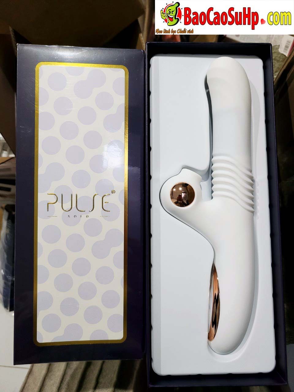 Dương Vật Giả Pulse Solo Lonkiss Phát Nhiệt Hút Rung Sang Trọng Bền