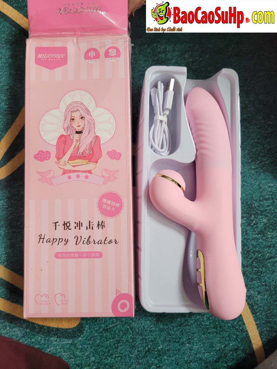 Dương vật giả rung hút lưỡi liếm Mizzzee mới hot giá tốt Dương vật giả rung hút lưỡi liếm Mizzzee mới hot giá tốt