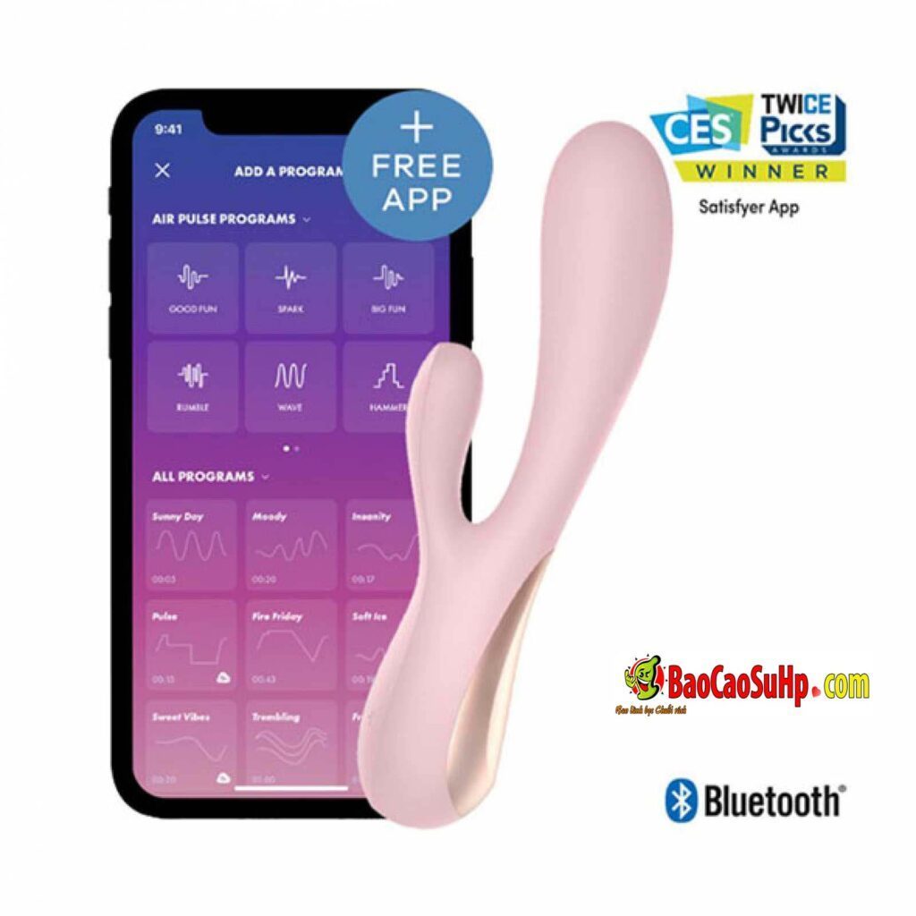 Sextoys USA dương vật giả rung Satisfyer Mono Flex app