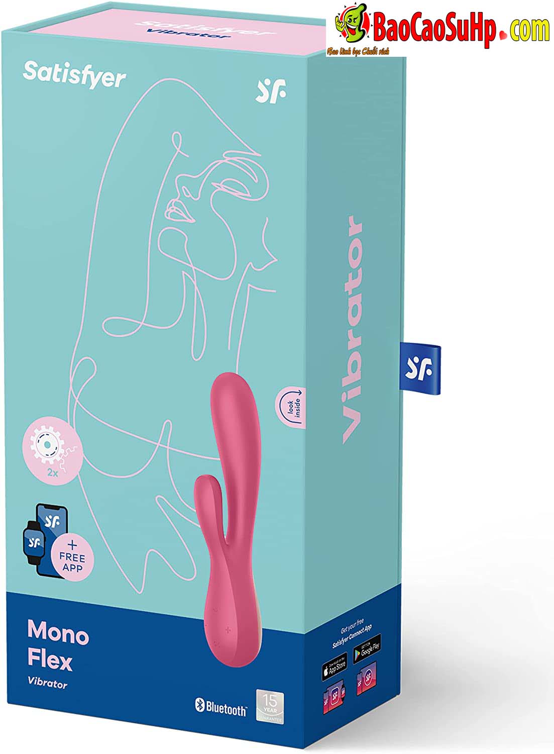 Sextoys USA dương vật giả rung Satisfyer Mono Flex app