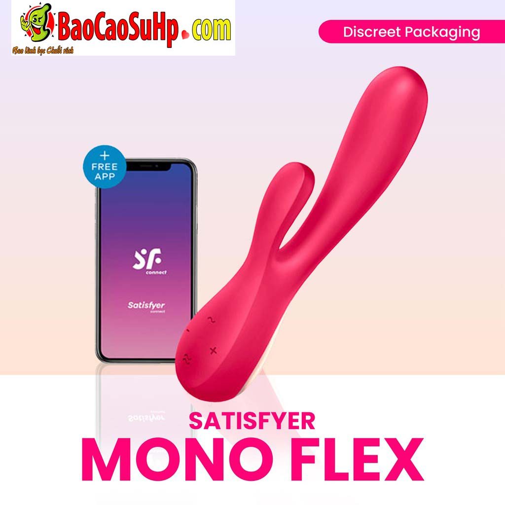 Sextoys USA dương vật giả rung Satisfyer Mono Flex app