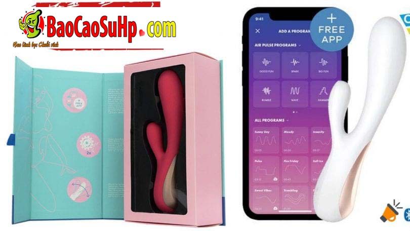 Sextoys USA dương vật giả rung Satisfyer Mono Flex app