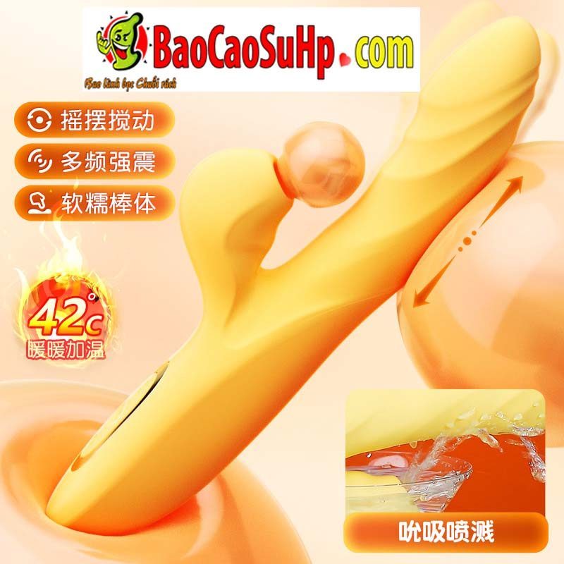 2 1 - Dương vật giả cầm tay Mizzzee Love Joy Stick thụt hút mạnh mẽ