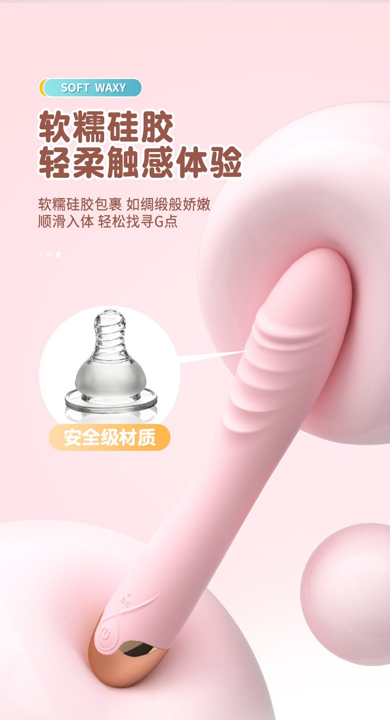 duong vat gia rung G Jiuuy Hilda 18 - Dương vật cầm tay nhỏ kích thích điểm G Jiuuy Hilda xoay 360 độ