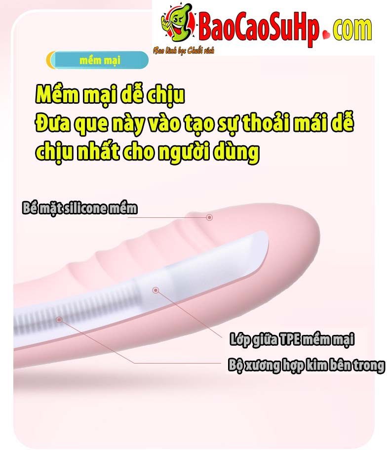 duong vat gia rung G Jiuuy Hilda 19 - Dương vật cầm tay nhỏ kích thích điểm G Jiuuy Hilda xoay 360 độ