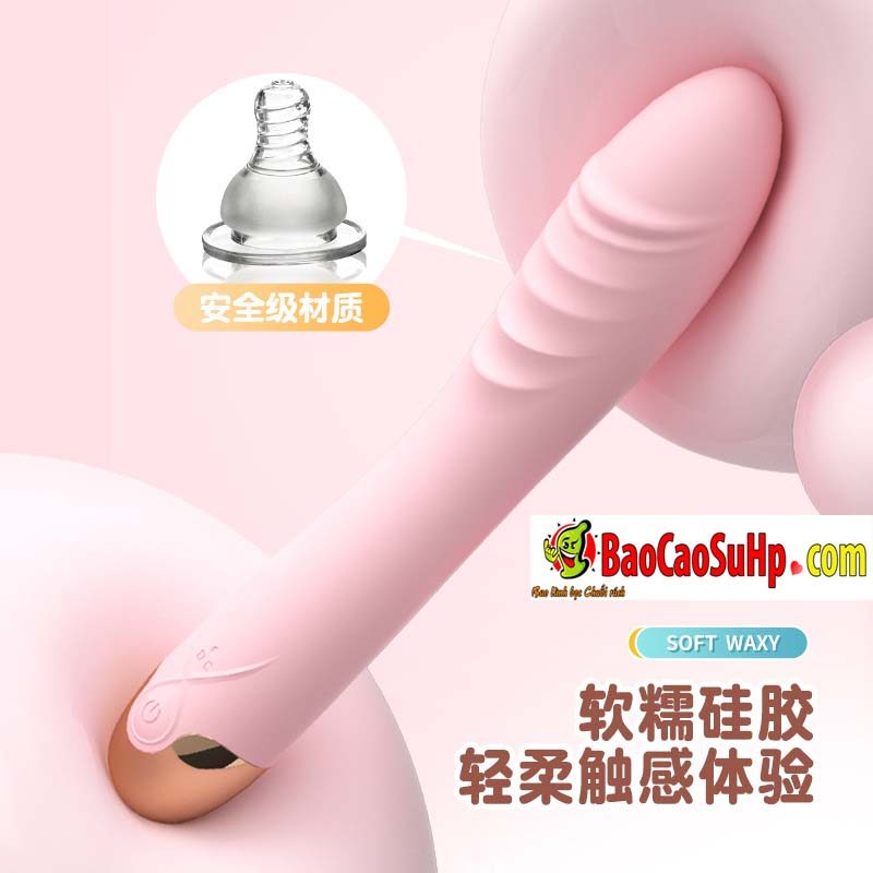 duong vat gia rung G Jiuuy Hilda 4 - Dương vật cầm tay nhỏ kích thích điểm G Jiuuy Hilda xoay 360 độ