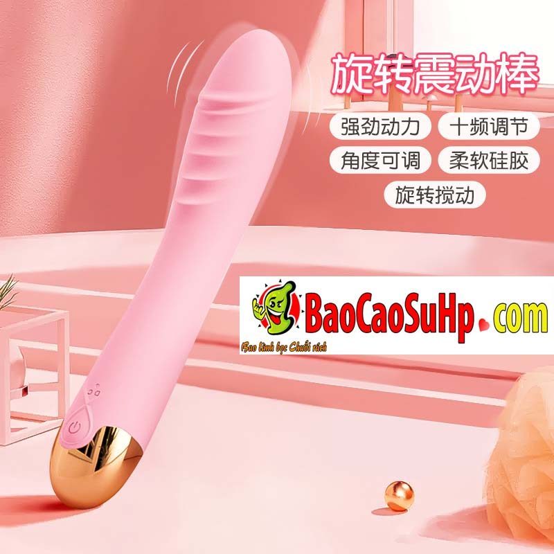 duong vat gia rung G Jiuuy Hilda 6 - Dương vật cầm tay nhỏ kích thích điểm G Jiuuy Hilda xoay 360 độ
