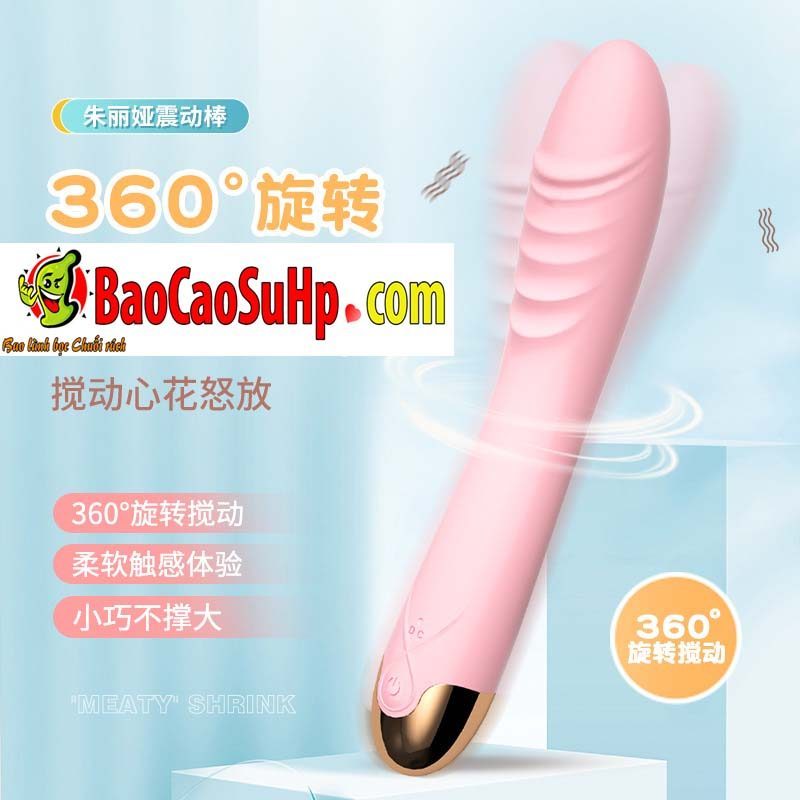 Dương vật cầm tay nhỏ rung xoay 360 độ kích thích điểm G