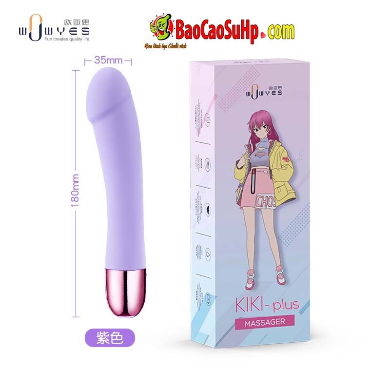 Máy rung thụt Wowyes Kiki PLUS phát nhiệt kích thích điểm G