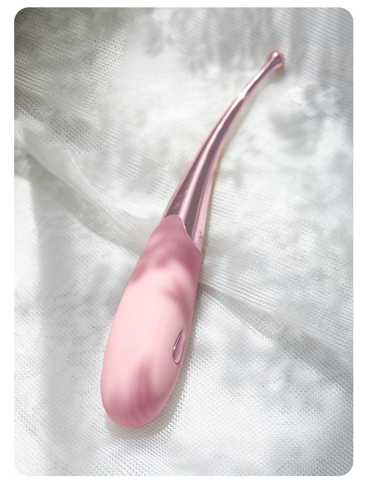 Que rung mini Pink Tegan 3 đầu cực mạnh kích thích tuyệt vời