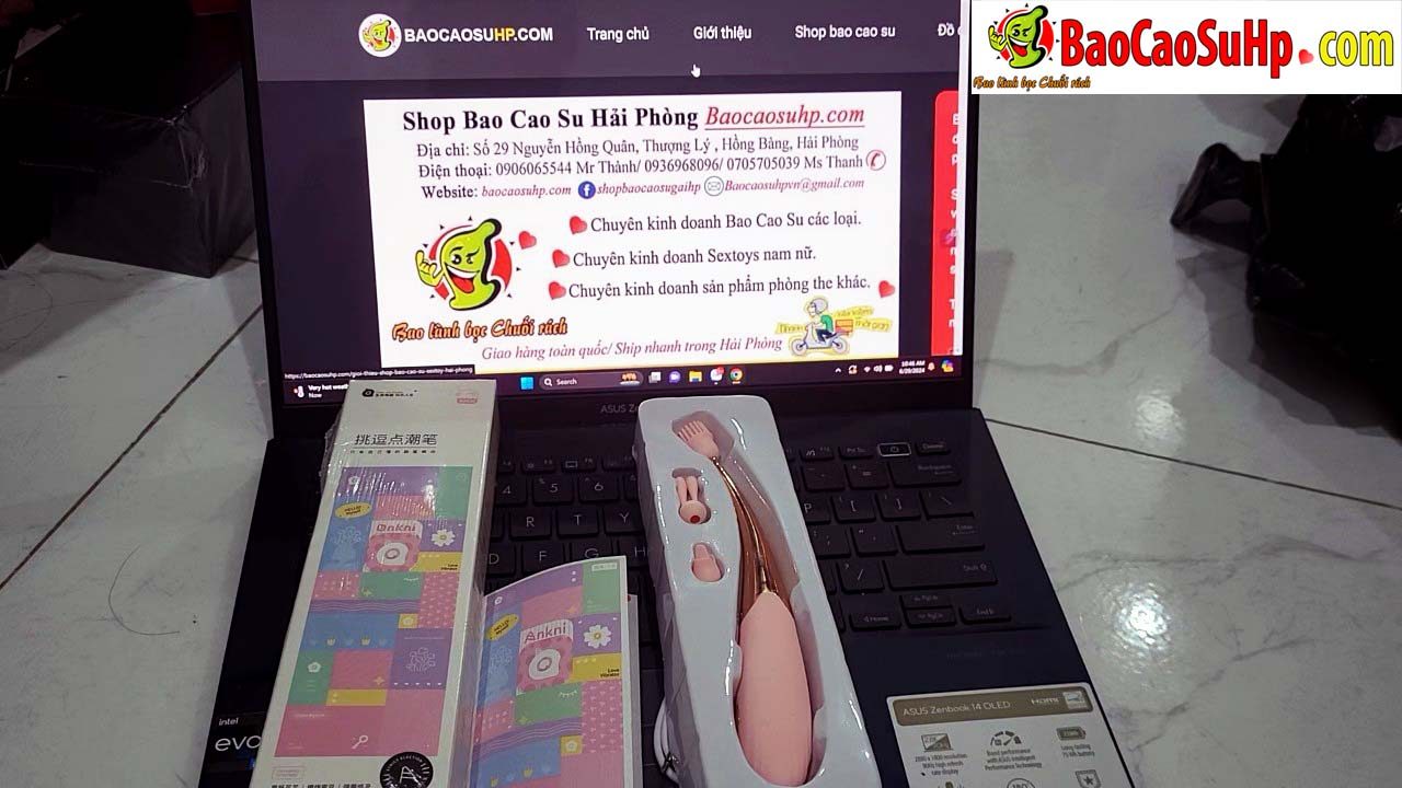 Que rung mini Pink Tegan 3 đầu cực mạnh kích thích tuyệt vời