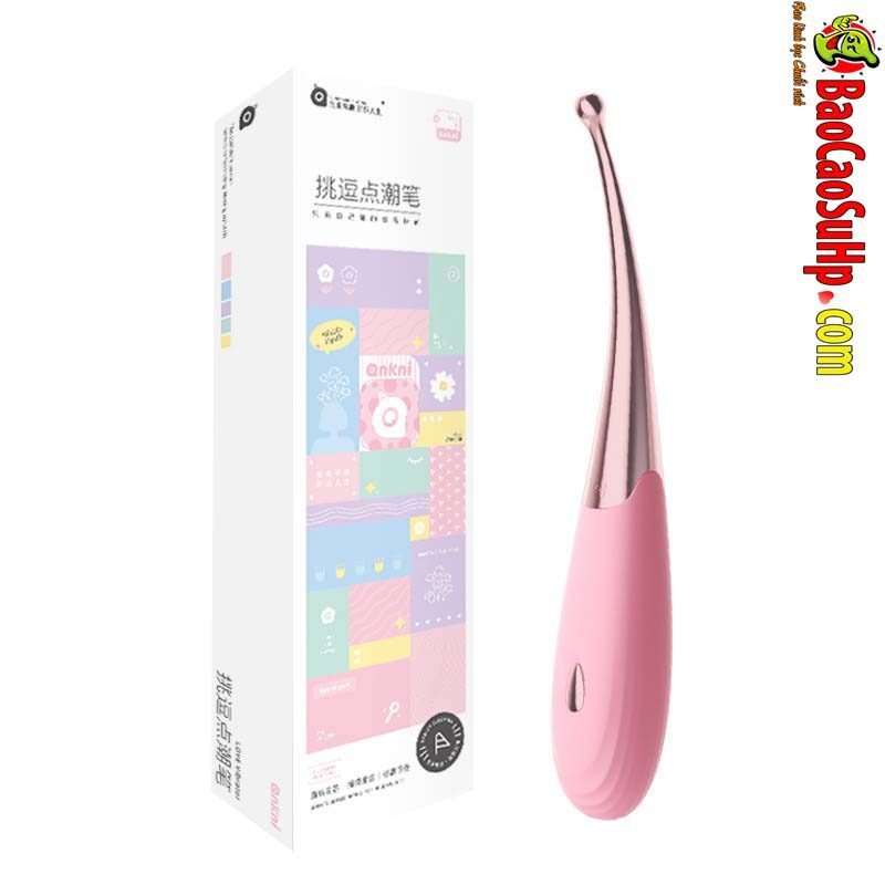 Que rung mini Pink Tegan 3 đầu cực mạnh kích thích tuyệt vời