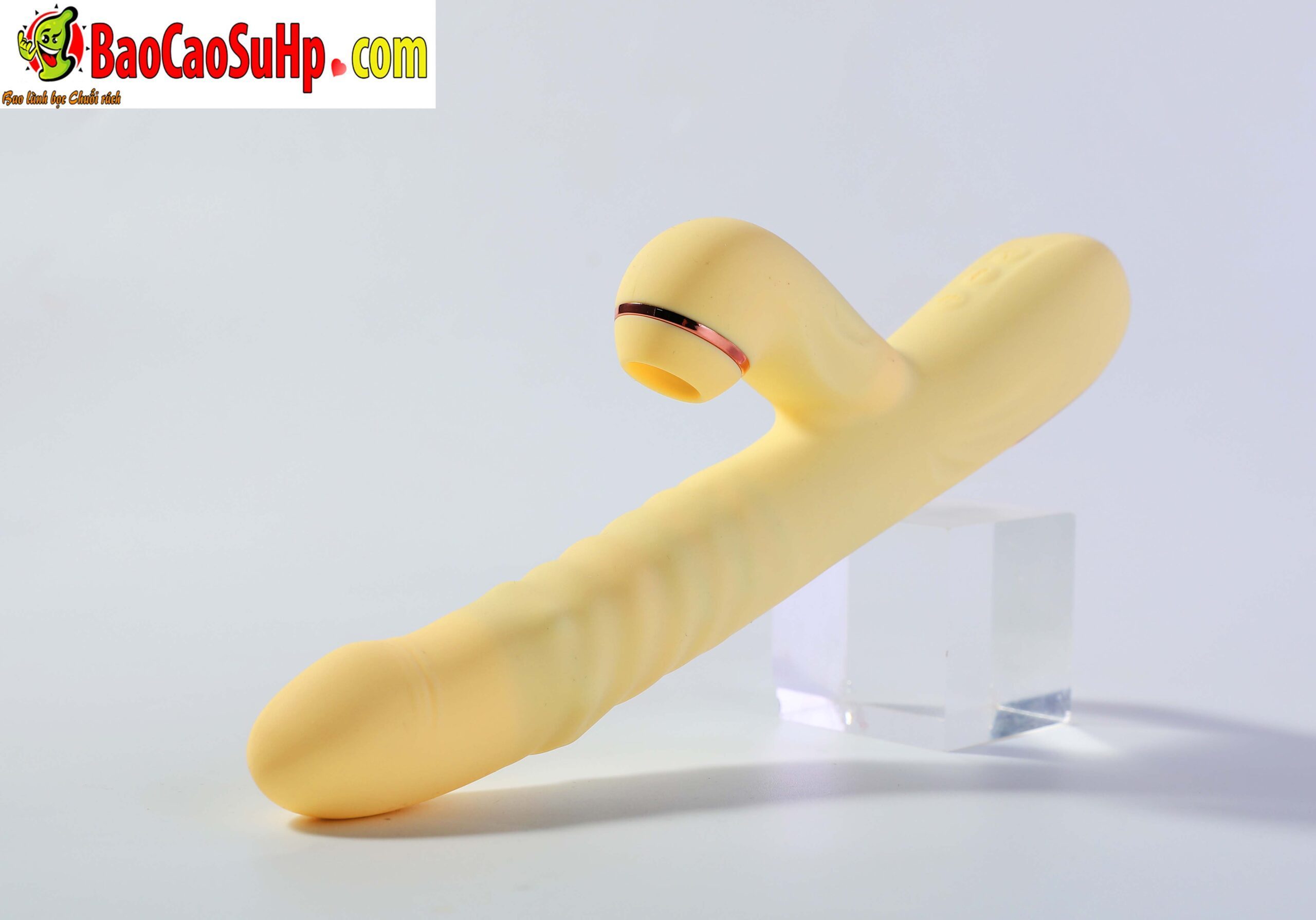 Dương vật giả Mizzzee Aiyue xoay rung đính hạt phát nhiệt siêu sướng