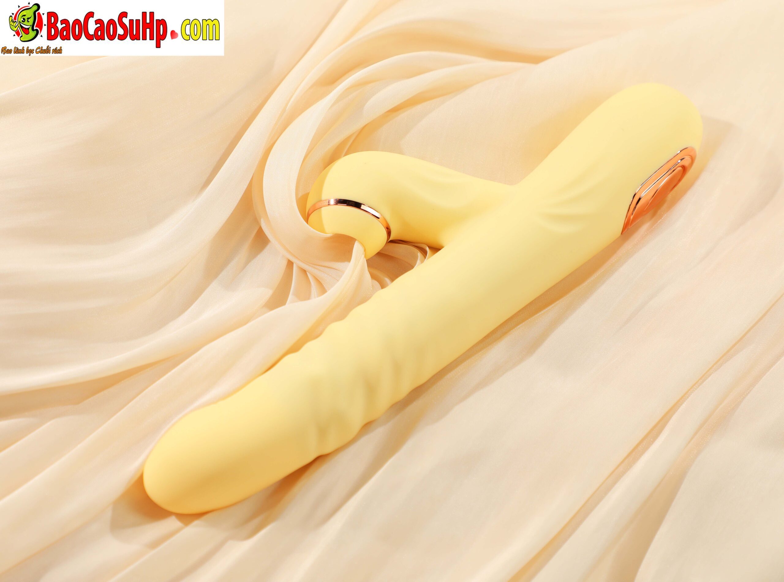 Dương vật giả Mizzzee Aiyue xoay rung đính hạt phát nhiệt siêu sướng