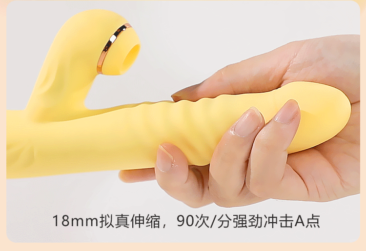 Dương vật giả Mizzzee Aiyue xoay rung đính hạt phát nhiệt siêu sướng