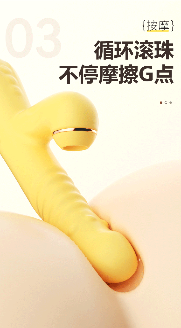 Dương vật giả Mizzzee Aiyue xoay rung đính hạt phát nhiệt siêu sướng