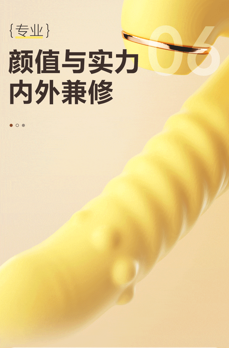 Dương vật giả Mizzzee Aiyue xoay rung đính hạt phát nhiệt siêu sướng