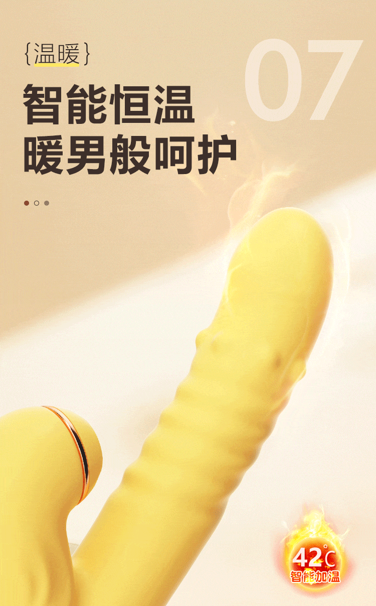 Dương vật giả Mizzzee Aiyue xoay rung đính hạt phát nhiệt siêu sướng