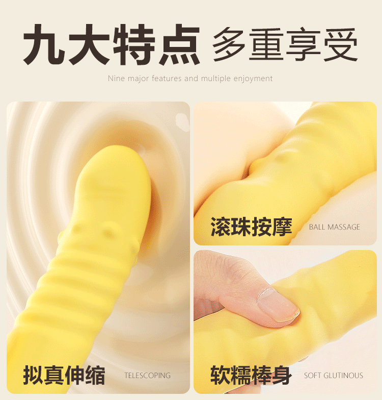 Dương vật giả Mizzzee Aiyue xoay rung đính hạt phát nhiệt siêu sướng