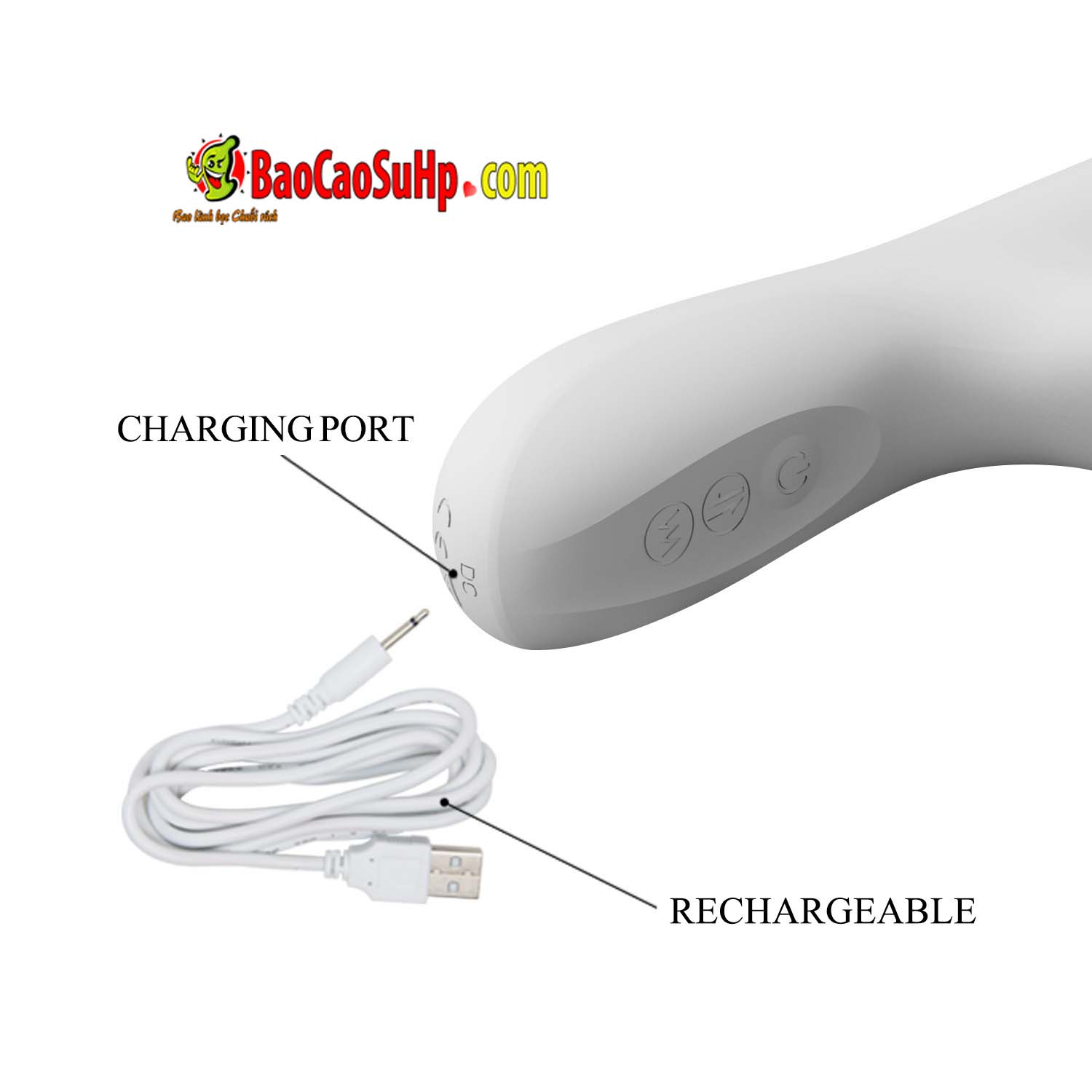 Dương vật giả tai thỏ Pretylove Reese rung bi xoay thụt cực mạnh