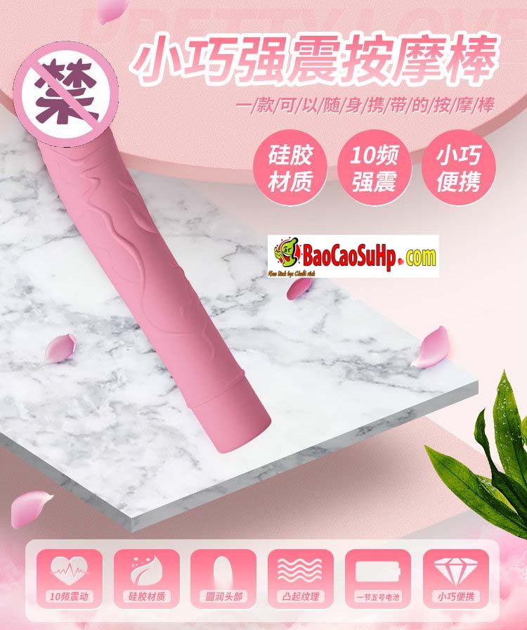 que rung massage VIC Baile 6 - Que rung massage mạnh PrettyLove VIC nhỏ gọn di động 10 chế độ