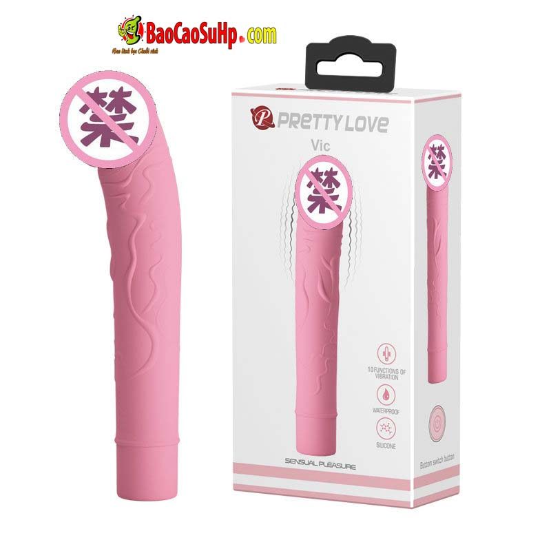 Que rung massage mạnh PrettyLove VIC nhỏ gọn di động 10 chế độ