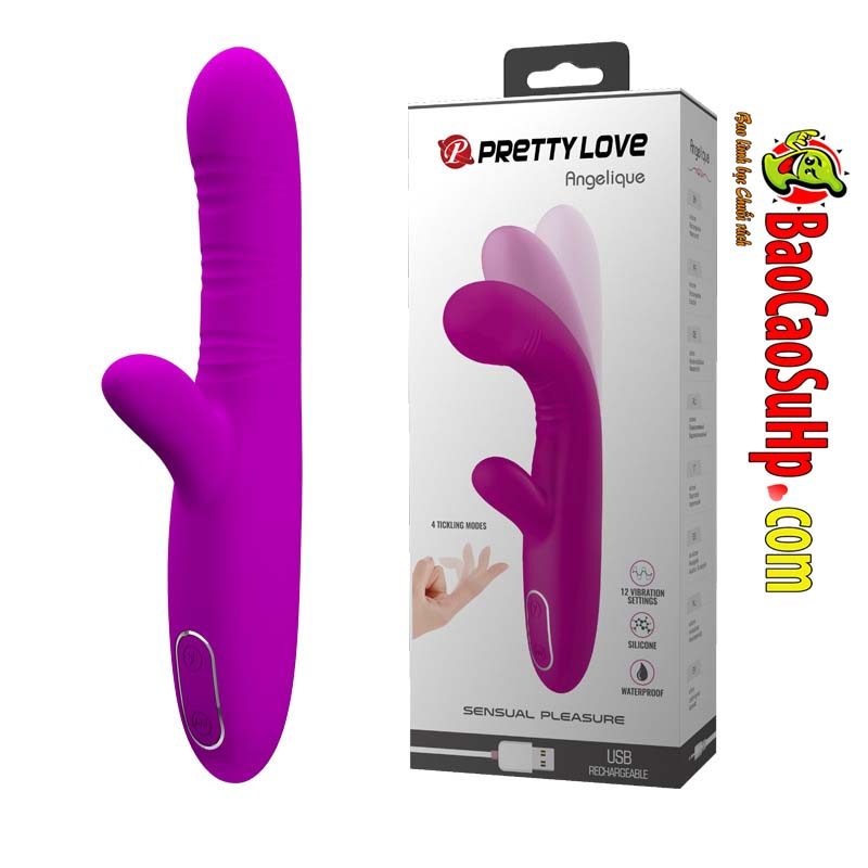 duong vat gia Prettylove Angelique 1 - Dương vật giả ngón tay Prettylove Angelique rung gảy ngón độc đáo
