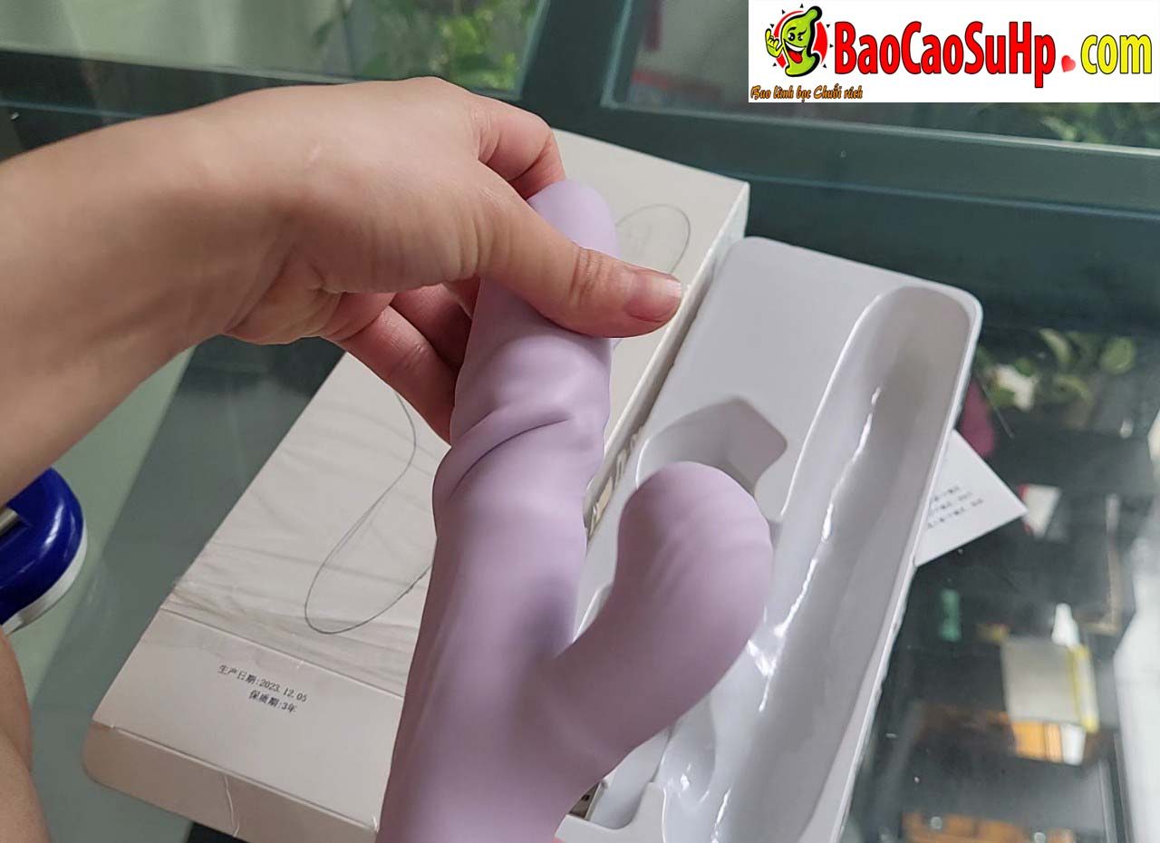 Dương vật giả Mizzzee Nashi silicone hút rung bi xoay thụt đa năng nữ