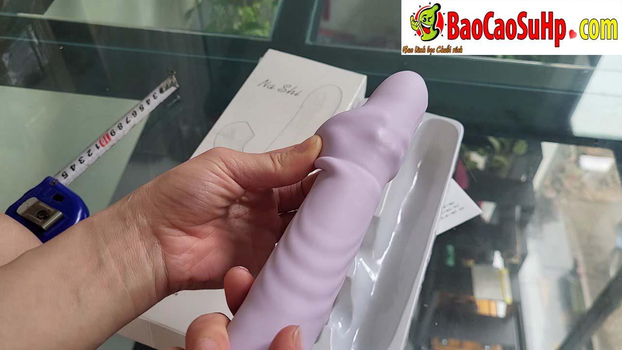 Dương vật giả Mizzzee Nashi silicone hút rung bi xoay thụt đa năng nữ