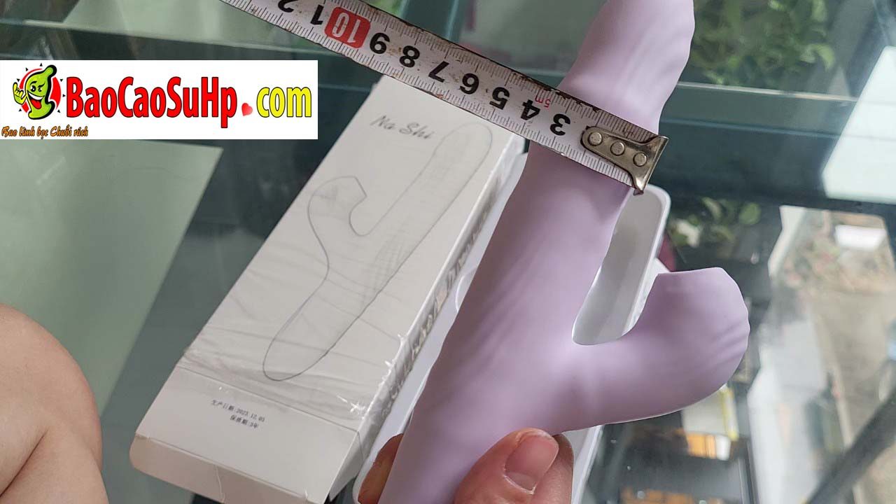 Dương vật giả Mizzzee Nashi silicone hút rung bi xoay thụt đa năng nữ