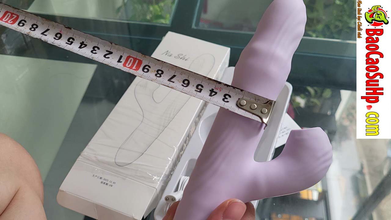 Dương vật giả Mizzzee Nashi silicone hút rung bi xoay thụt đa năng nữ