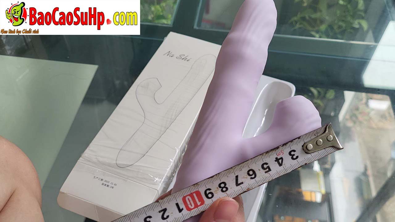 Dương vật giả Mizzzee Nashi silicone hút rung bi xoay thụt đa năng nữ