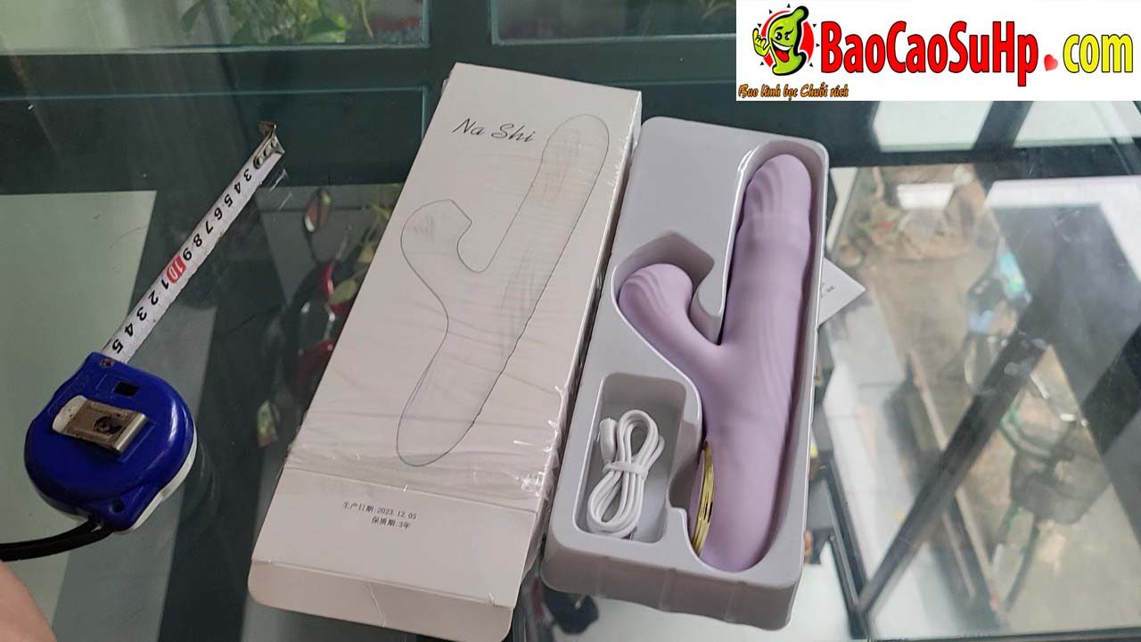 Dương vật giả Mizzzee Nashi silicone hút rung bi xoay thụt đa năng nữ