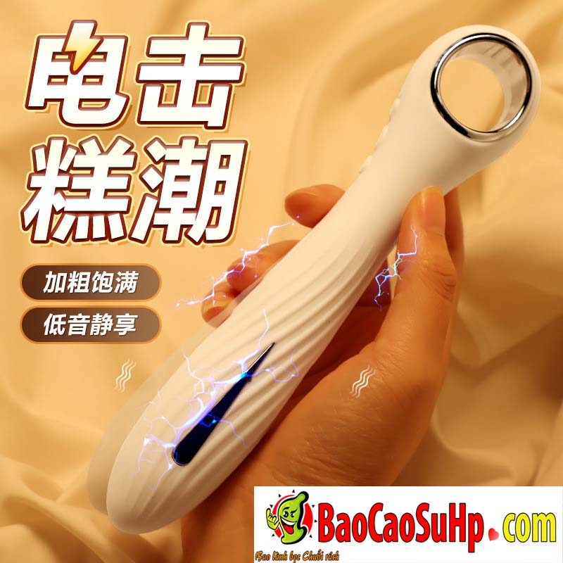 may rung dien mizzzee love white 4 - Máy rung điện giật Mizzzee White Love dùng là tê tái nhiều chế độ.