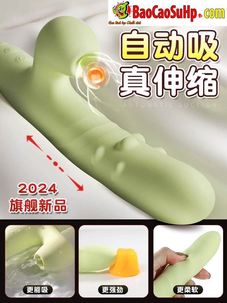 anh bia duong vat gia bi xoay Mizzzee Mambo Green 2 - Dương vật giả bi Mizzzee Mambo Green bi xoay hút cực mạnh