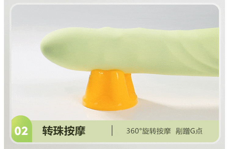 duong vat gia bi xoay Mizzzee Mambo Green 18 - Dương vật giả bi Mizzzee Mambo Green bi xoay hút cực mạnh