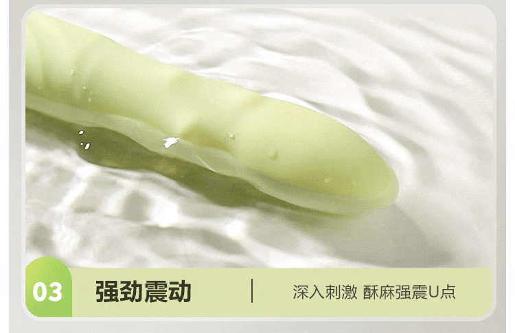 duong vat gia bi xoay Mizzzee Mambo Green 19 - Dương vật giả bi Mizzzee Mambo Green bi xoay hút cực mạnh