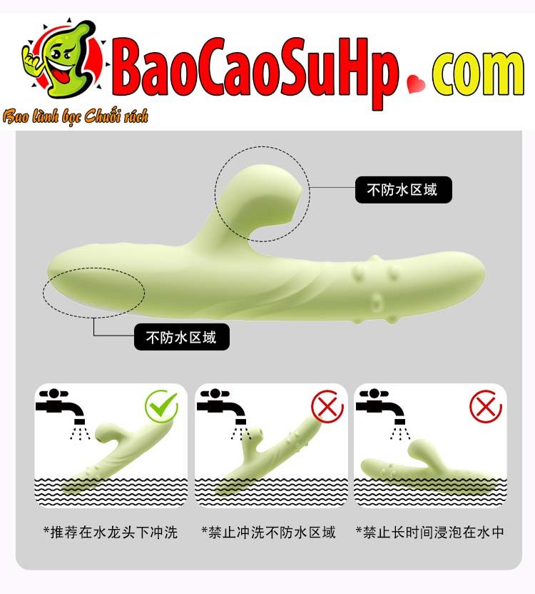 duong vat gia bi xoay Mizzzee Mambo Green 30 - Dương vật giả bi Mizzzee Mambo Green bi xoay hút cực mạnh