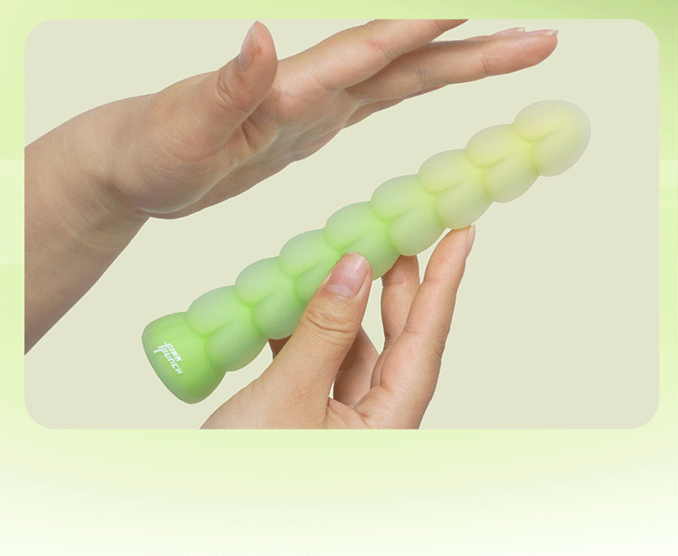 Máy rung Pink Peach Tower 3D đa năng nhỏ gọn chất liệu silicone