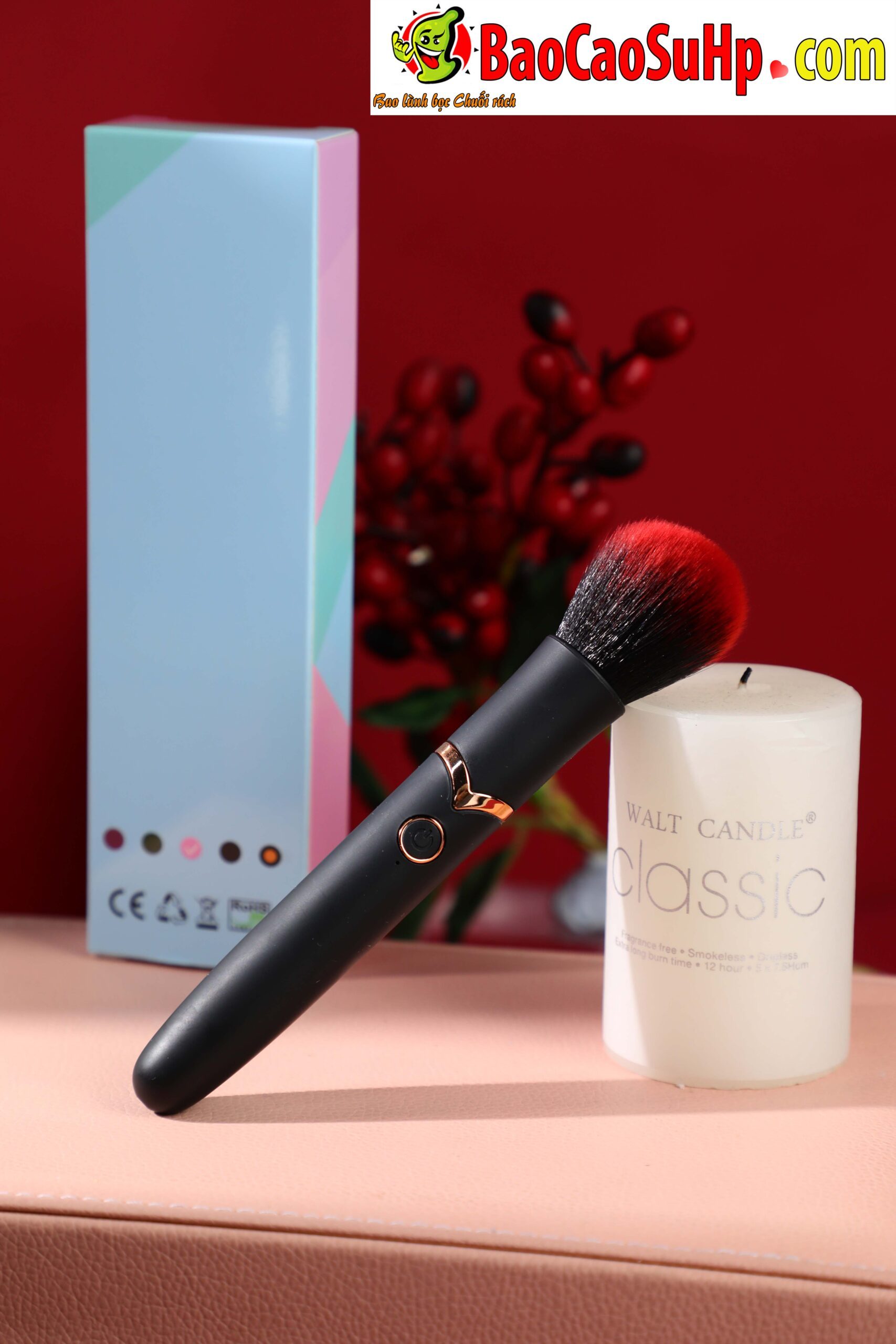 Máy rung Mizzzee ngụy trang cây cọ trang điểm cảm biến nhiệt siêu tiện ích