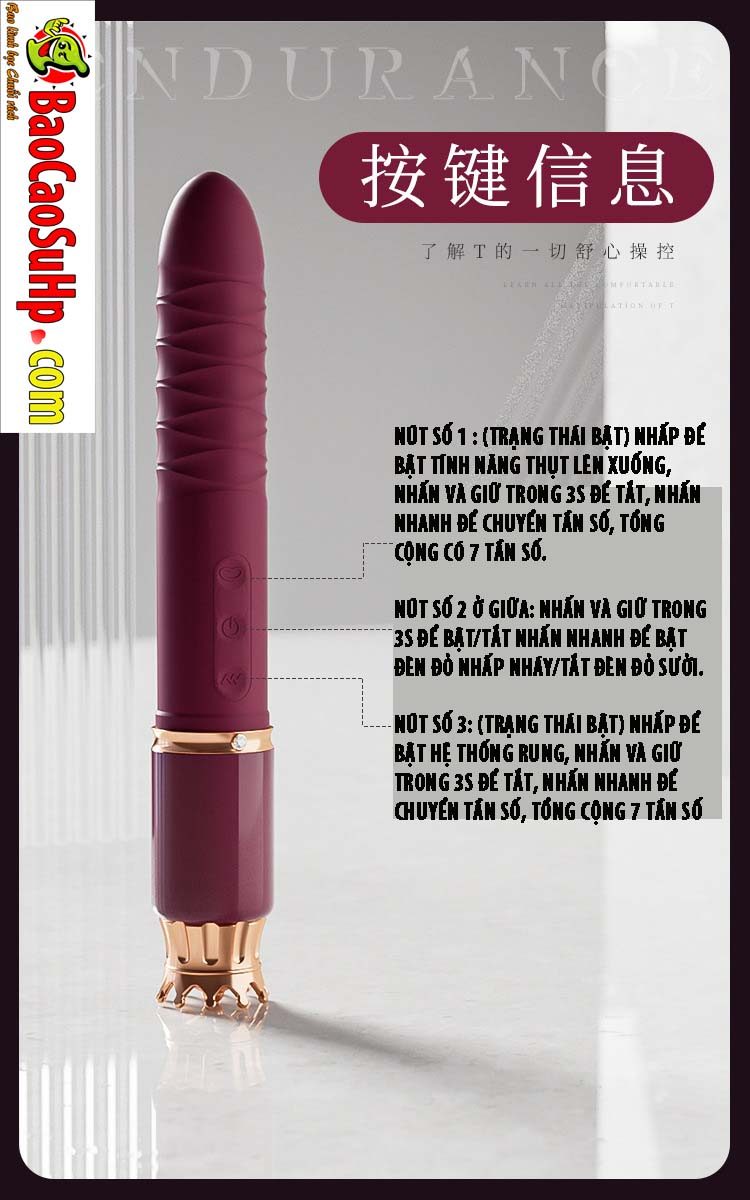 Máy Rung Thỏi Son Jiuuy King Tabitha 2in1 Rung Nhiệt Siêu Mượt