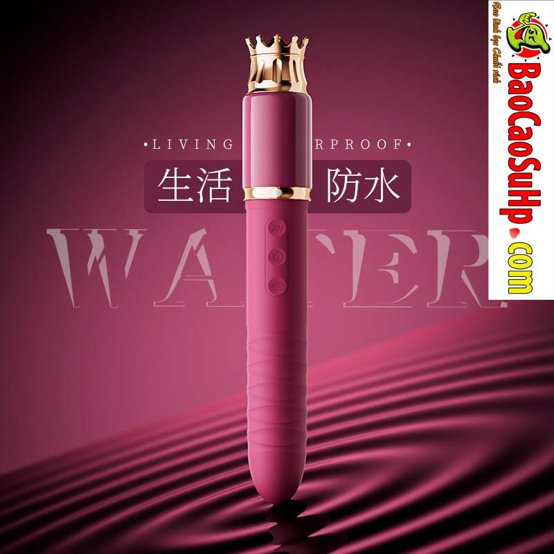 Máy rung thỏi son Jiuuy King Tabitha 2in1 thụt rung phát nhiệt