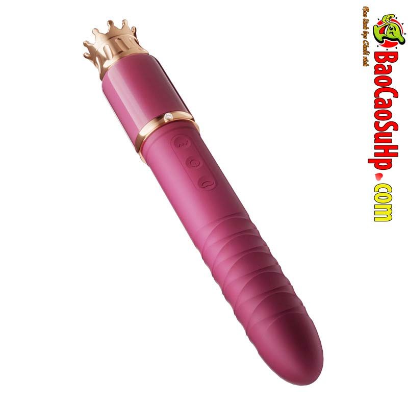 Máy rung thỏi son Jiuuy King Tabitha 2in1 thụt rung phát nhiệt