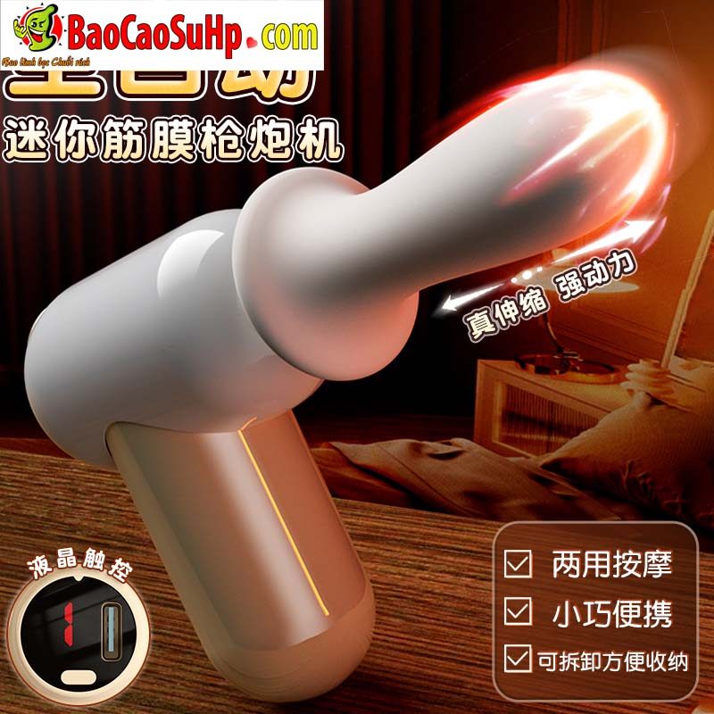 Dương vật súng máy Mini Fascial kèm phụ kiện tiện lợi giá tốt