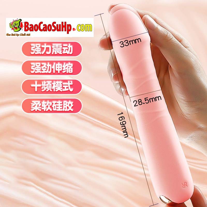 duong vat gia cam tay Jiuuy RUMOBO Stretch 6 - Dương vật cầm tay nhỏ rung thụt Jiuuy RUMOBO Stretch linh hoạt