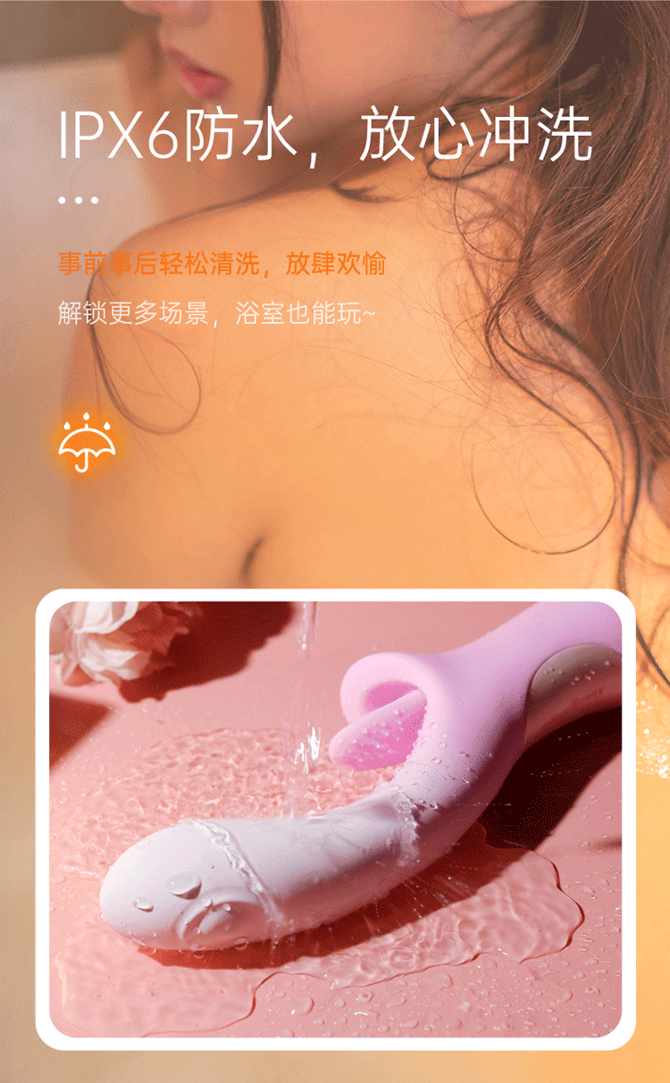 Dương vật giả Mizzzee Confession Rabbit tím rung liếm mềm mại kích thích