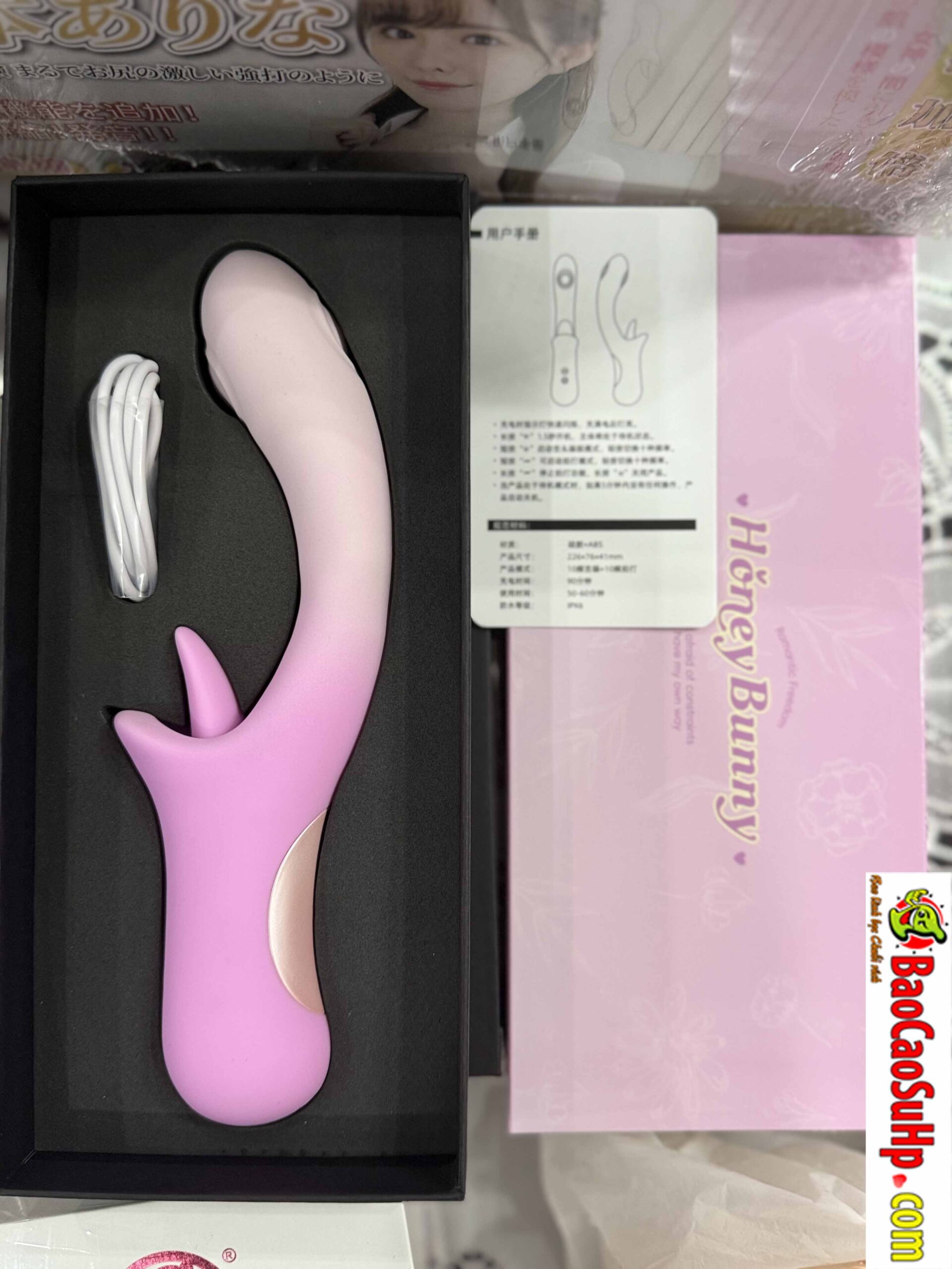 Dương vật giả Mizzzee Confession Rabbit tím rung liếm mềm mại kích thích