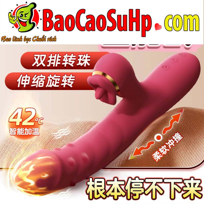 Dương Vật Giả Bi Xoắn Lưỡi Liếm R420 Sherwin Cao Cấp Thú Vị