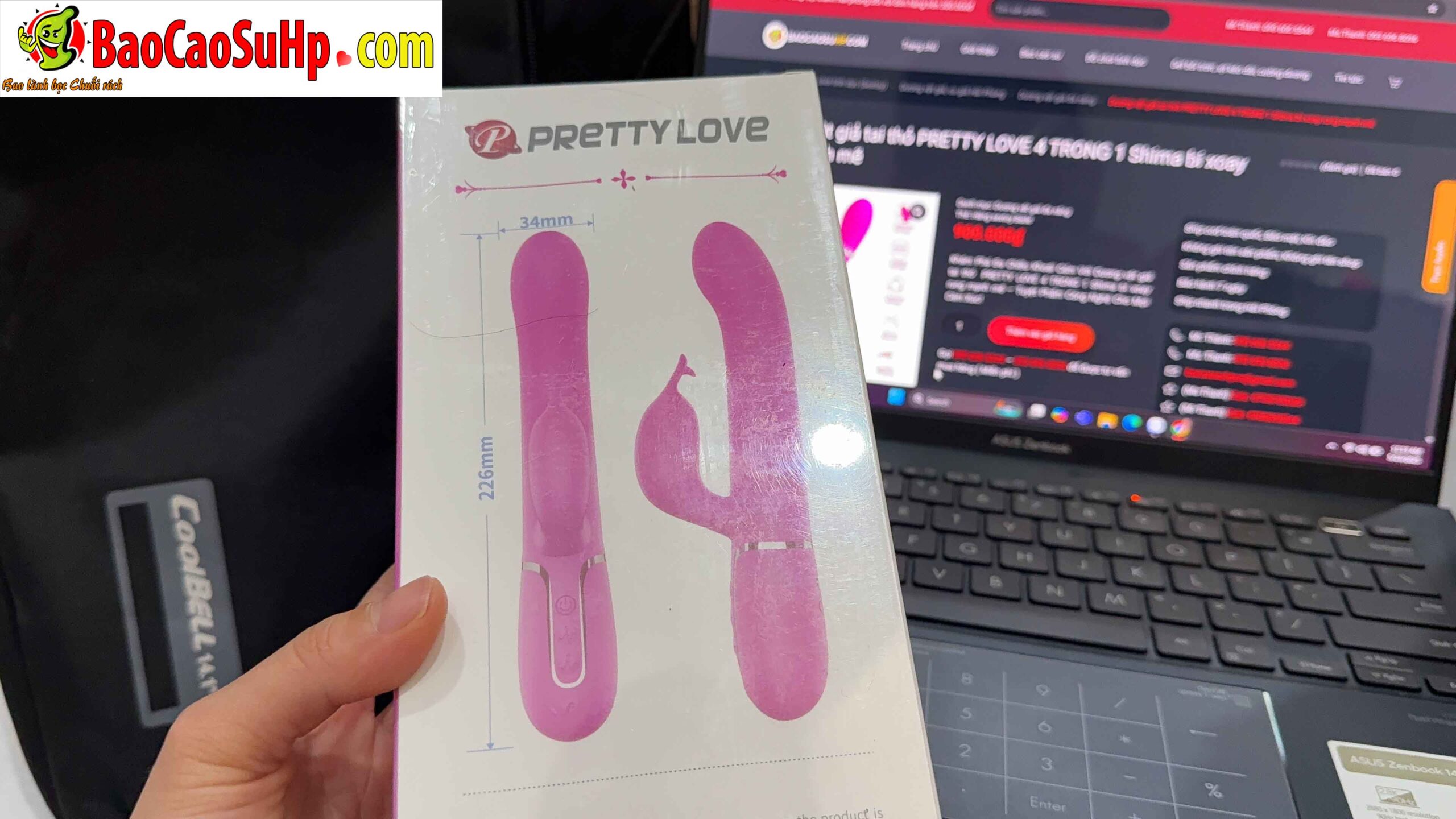 Duong vat gia tai tho PRETTY LOVE 4 TRONG 1 Shima bi xoay rung manh me 2 scaled - Dương vật giả tai thỏ  PRETTY LOVE 4 TRONG 1 Shima bi xoay rung mạnh mẽ