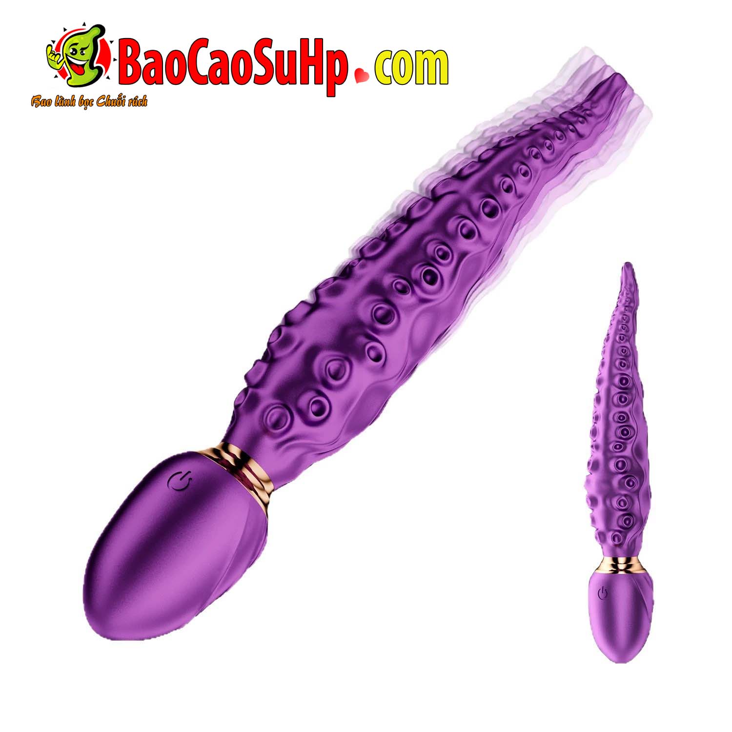 Chày Rung 2 Đầu Octopus Stick Purple Kích Thích Mới Lạ